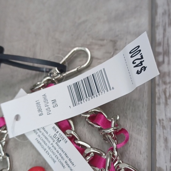 Betsey Johnson Chain Belt S/M  NWT - Picture 4 of 6